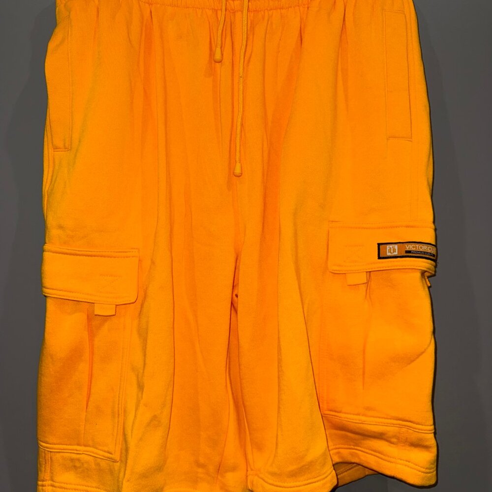 Victorious Men's Heavy Weight Fleece Cargo Pocket Sweat Shorts 3XL